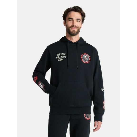 Crooks & Castles Men's Red Doberman Graphic Hoodie, Sizes XS-3XL