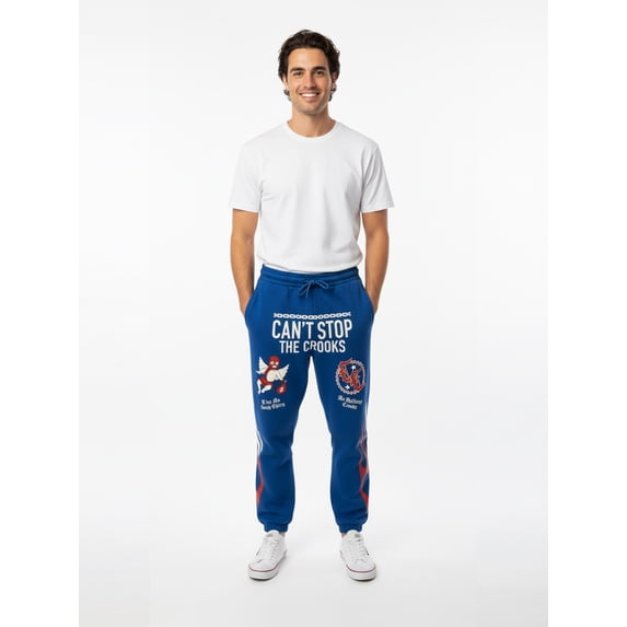 Crooks & Castles Men's & Big Men's Graphic Jogger Pants, Can't Stop, Sizes XS-3XL