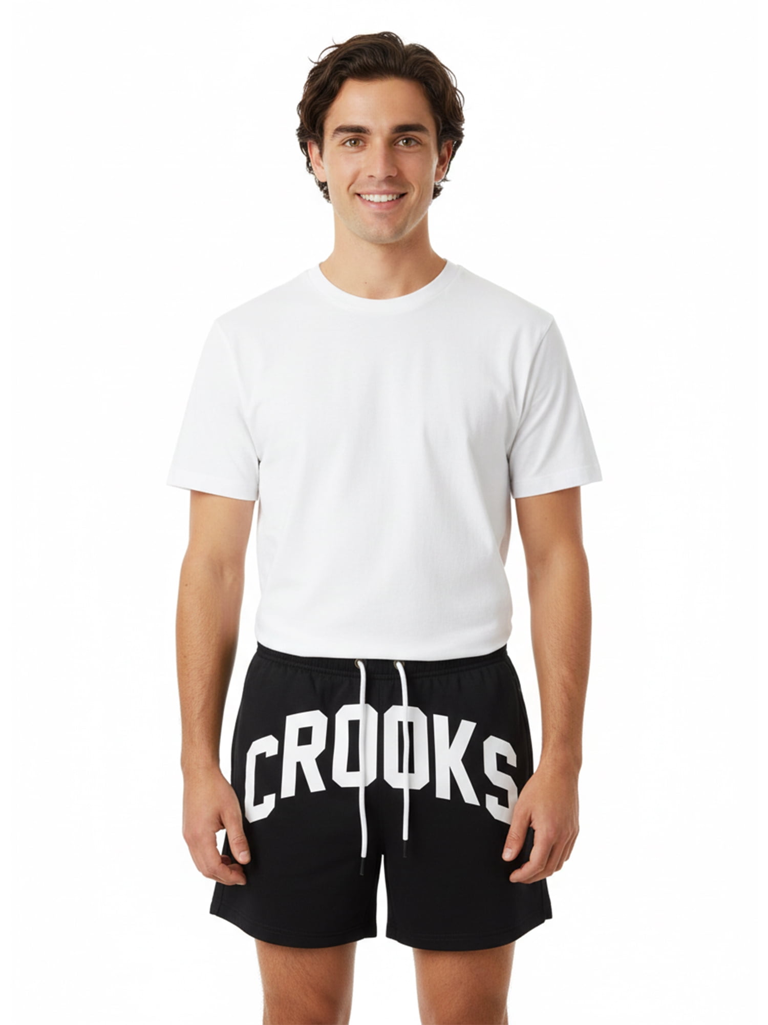 Crooks & Castles Men's & Big Men's Graphic Shorts, Crooks United, Sizes XS-3XL