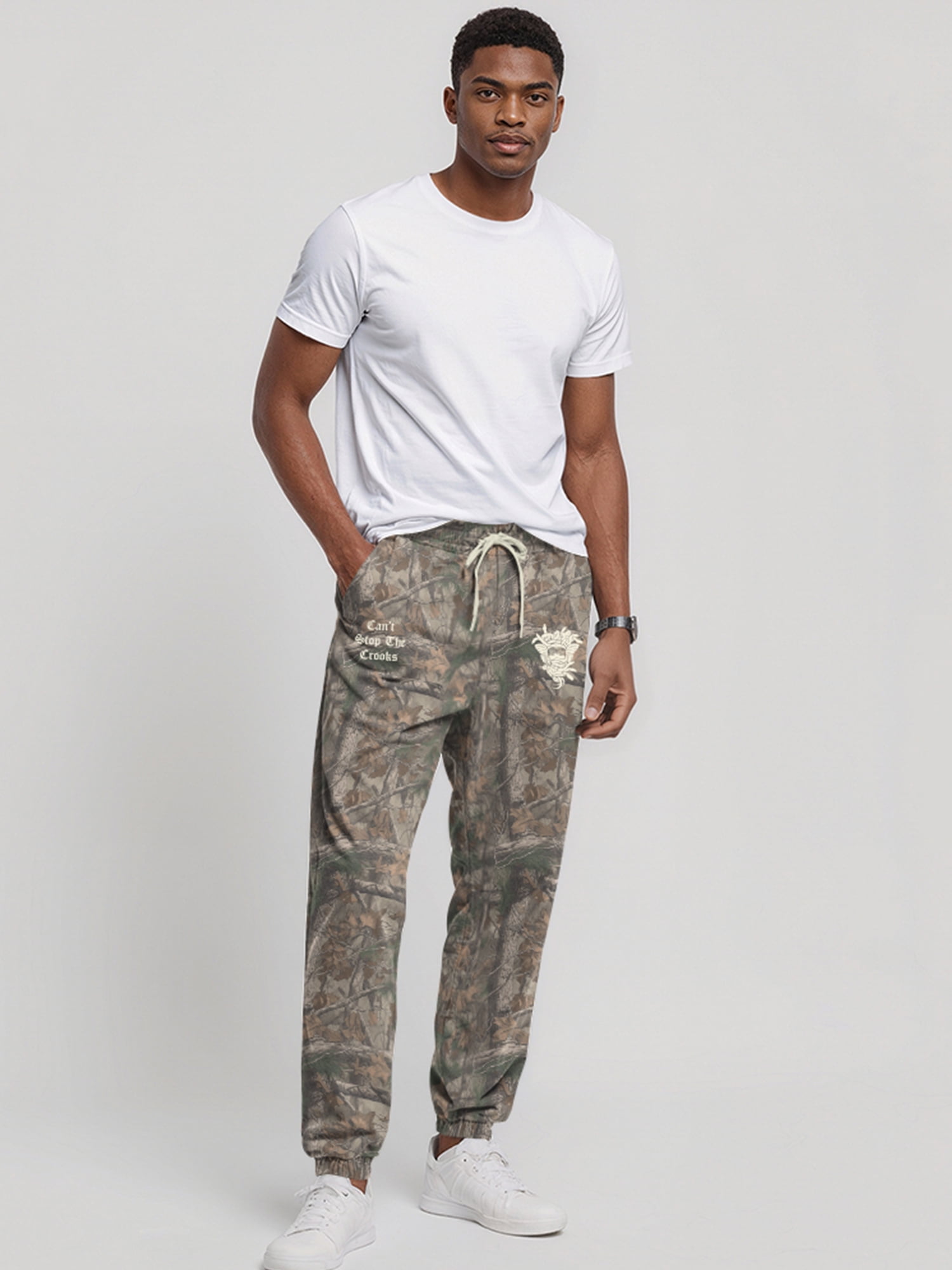 Crooks & Castles Men's Medusa Camo Sweatpants, Sizes XS-3XL