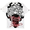 thumbnail image 1 of Crooks & Castles Men's T-Shirt Bandito Cursive Giant Print Short Sleeve Tee (Large, White), 1 of 2