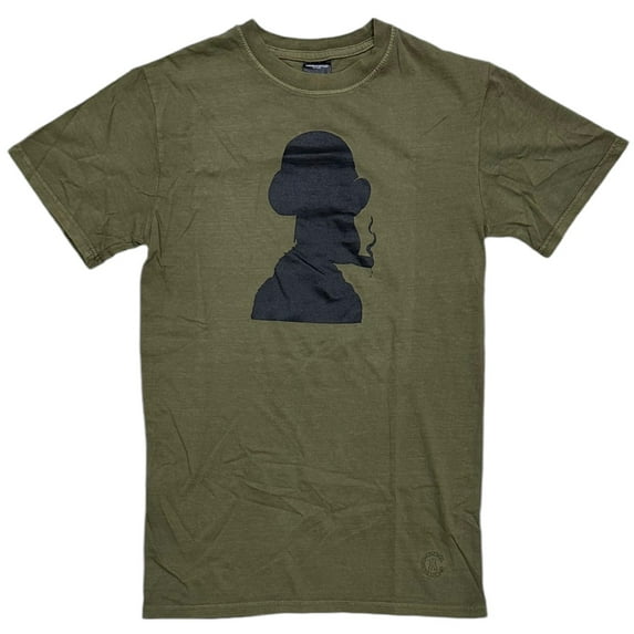 Crooks & Castles Men's T-Shirt Graphic Short Sleeve Crewneck Tee (Medium, Olive)