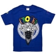thumbnail image 1 of Crooks & Castles Men's T-Shirt Medusa Bandana Short Sleeve Tee (Large, Royal Blue), 1 of 2