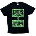 thumbnail image 1 of Crooks & Castles Men's T-Shirt Rollin With Quality Camo Short Sleeve Tee (Large, Black), 1 of 1