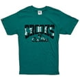 thumbnail image 1 of Crooks & Castles Men's T-Shirt Skeleton Bones Graphic Short Sleeve Premium Tee (X-Large, Green), 1 of 1