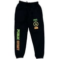 thumbnail image 1 of Crooks & Castles Men's X Public Enemy Jogger Sweatpants in Black (Small, Black), 1 of 2