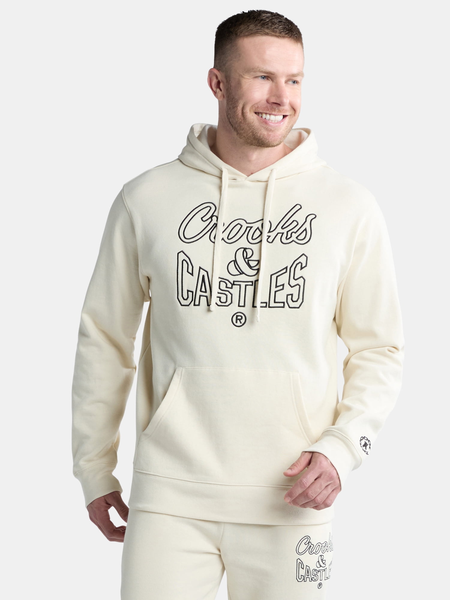 Crooks And Castles, Men's & Big Men's C&C Classic Style, Graphic Hoodie, Sizes XS-3XL