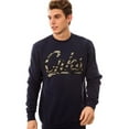 thumbnail image 1 of Crooks & Castles Mens The Crks Tiger Camo Sweatshirt, Blue, Large, 1 of 2
