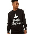 thumbnail image 1 of Crooks & Castles Mens The Duffle Bag Boys Sweatshirt, Black, Small, 1 of 2