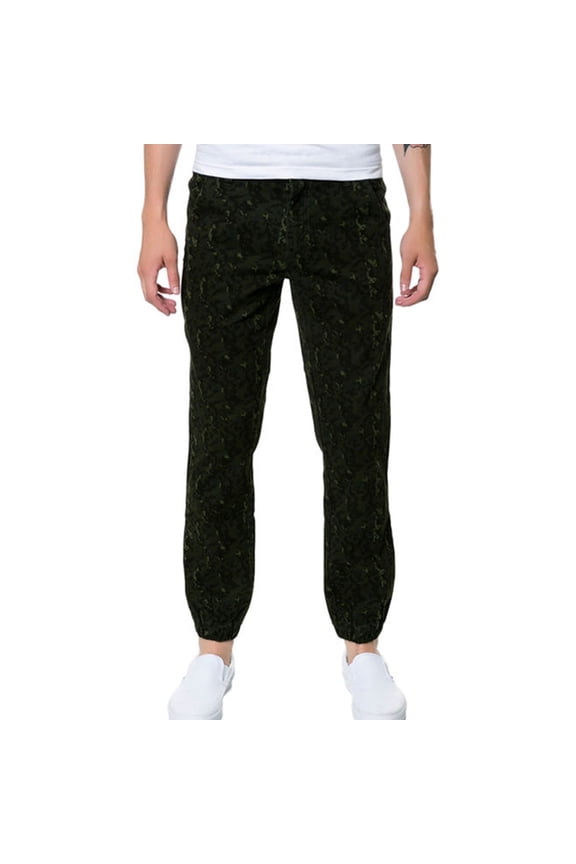 Mens The Infantry Sport Casual Trouser Pants, Green, 36W x 29L