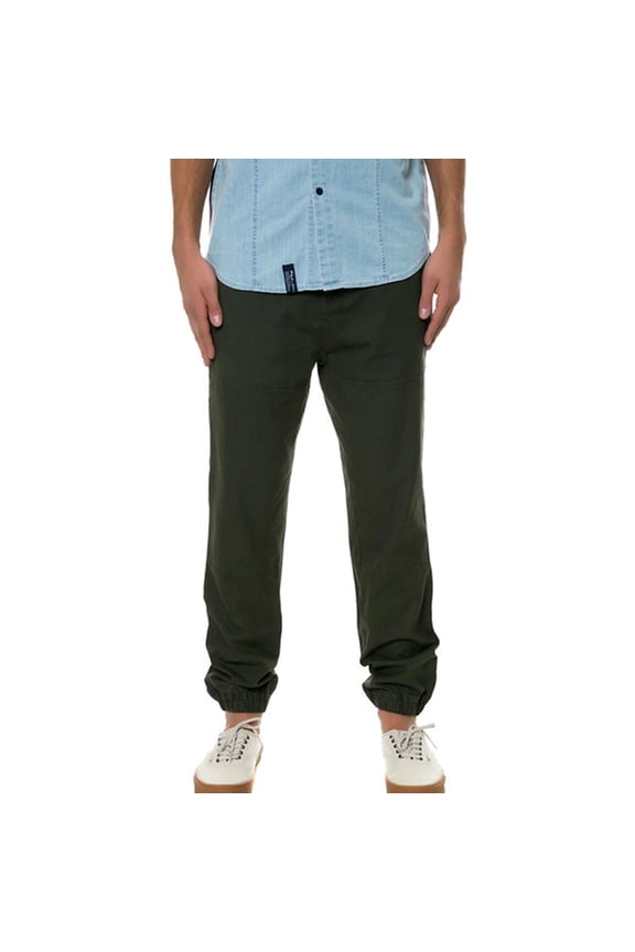 Mens The Lawless Jogger Casual Chino Pants, Green, 36W x 30L