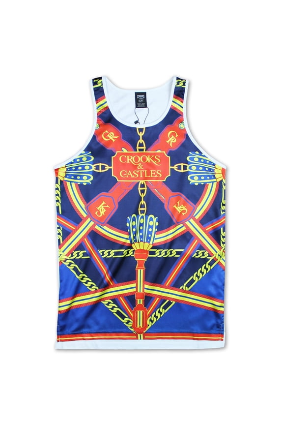 Regalia Tank Top Blue Navy Multi