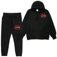 thumbnail image 1 of Crooks & Castles Script Chain Medusa Tracksuit Black, 1 of 1