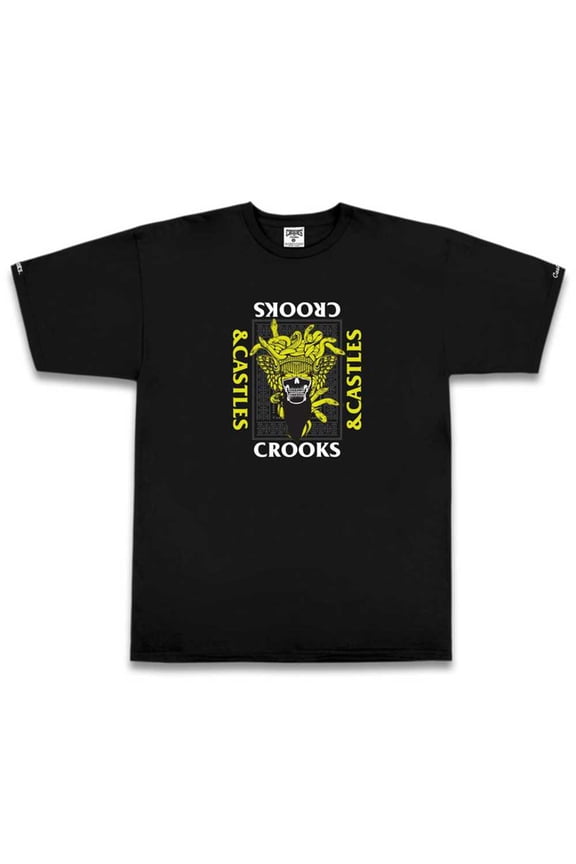 Skull Medusa T-shirt Black