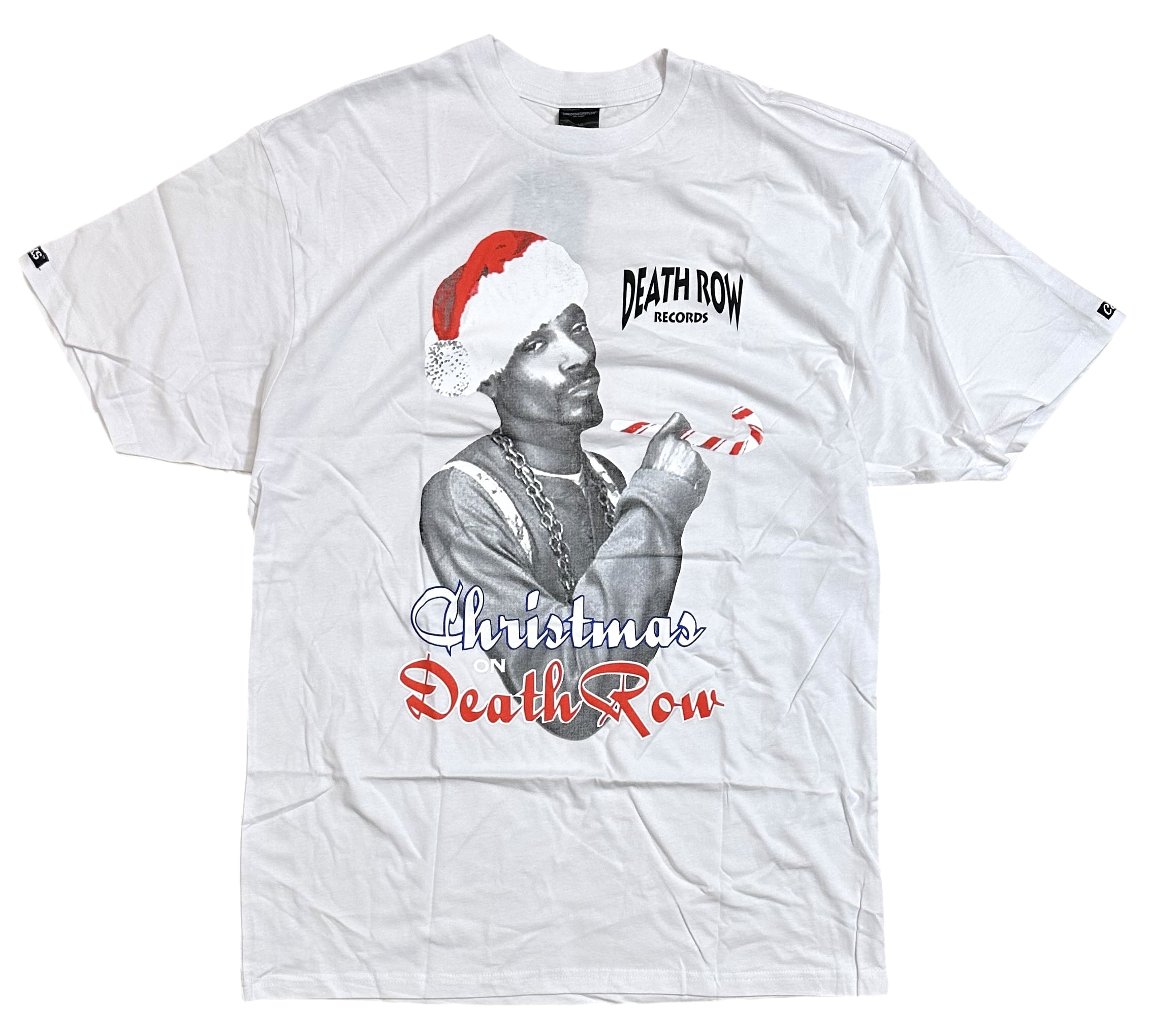 CROOKS & CASTLES × DEATH ROW SNOOP DOGG Crooks & Castles X Snoop Dog Men's T-Shirt Christmas on Death Row
