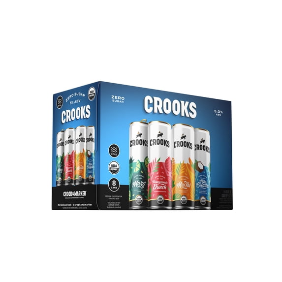C Rooks Crooks Still Variety Pack, 8 Pack, 11.5oz Cans - Walmart.com