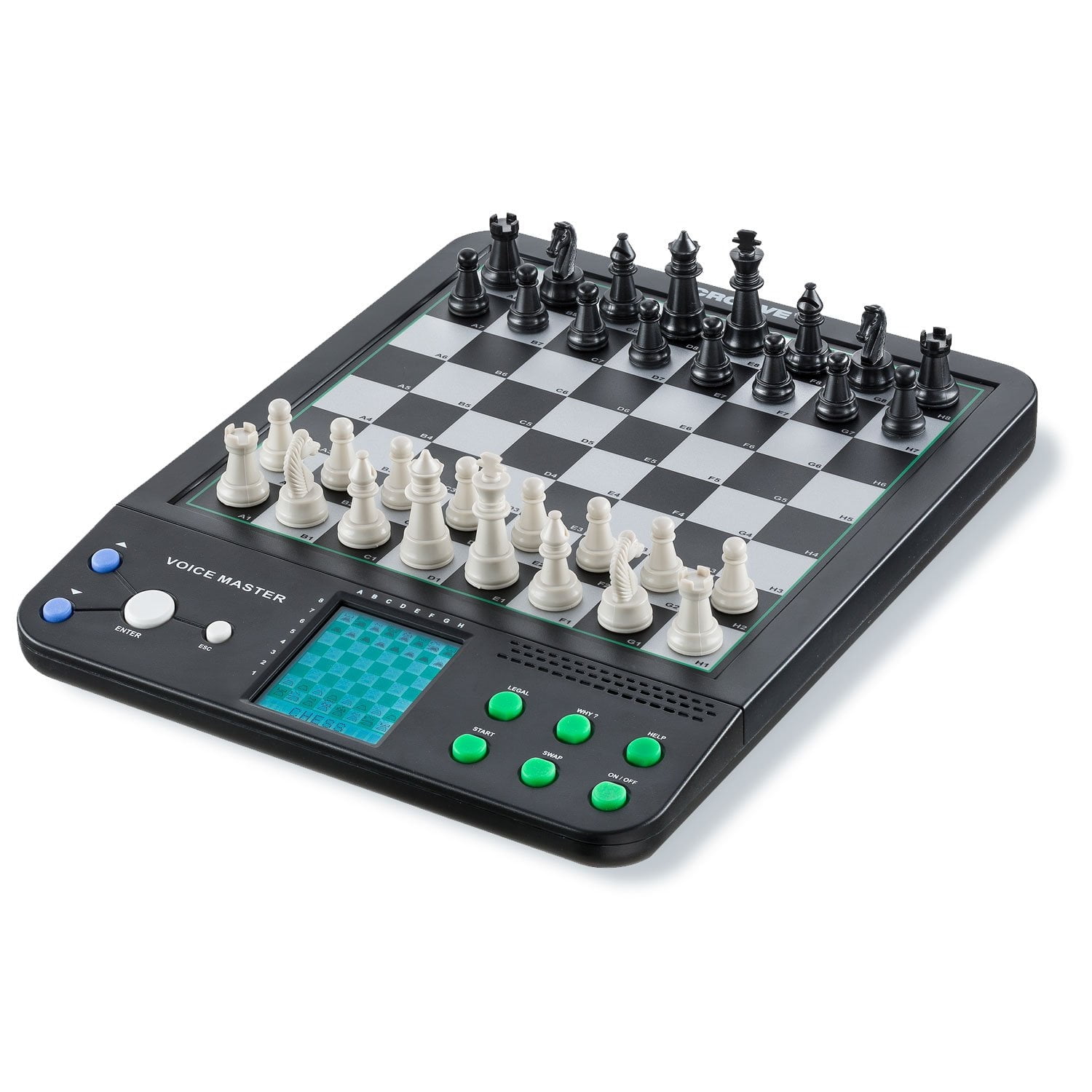 Croove 8-in-1 Electronic Talking Chess and Checkers Set - Board Games for Kids