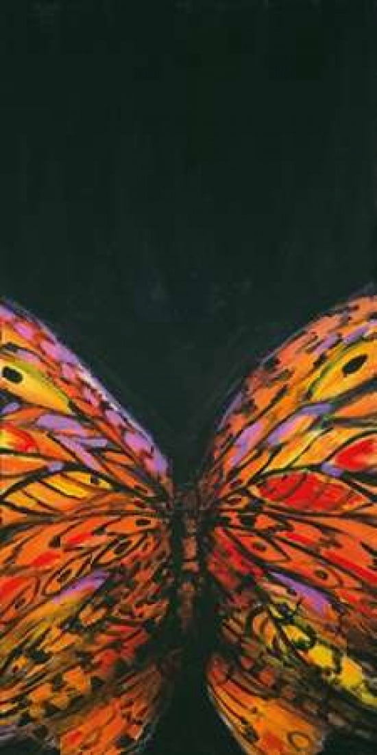 Crop Butterfly Canvas Art - JC Pino (10 x 20)