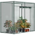 thumbnail image 1 of Crop Cages for Garden Plant, 6.6x3.3x6 Ft Plant Protection Tent with Zippered Door, Raised Bed Cover, Garden Bed Cover with Frame, Wind-Resistant Plant Cages for Outdoor Plants Vegetable Flower, 1 of 9