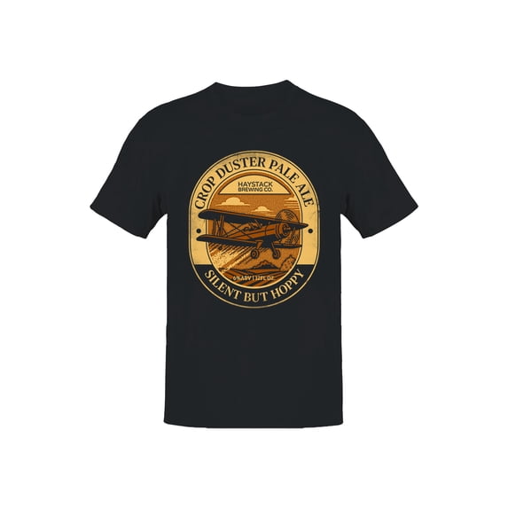 Crop Duster Pale Ale Design Men's T-shirt