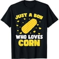 thumbnail image 1 of Crop Kids Farming Corn Toddler Just A Boy Who Loves Corn T-Shirt, 1 of 5