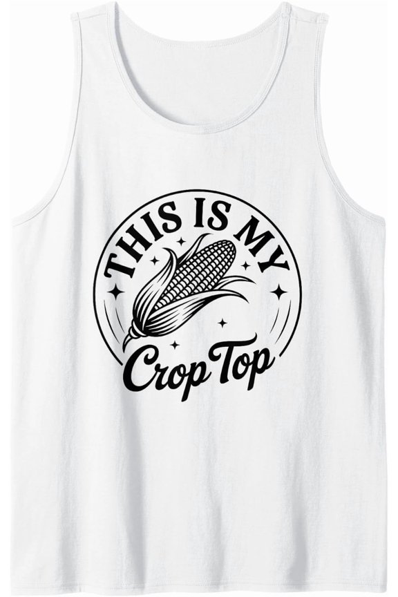 Crop Top Corn Agriculturist Aggriculture Love Corn Tank Top Size S-3XL
