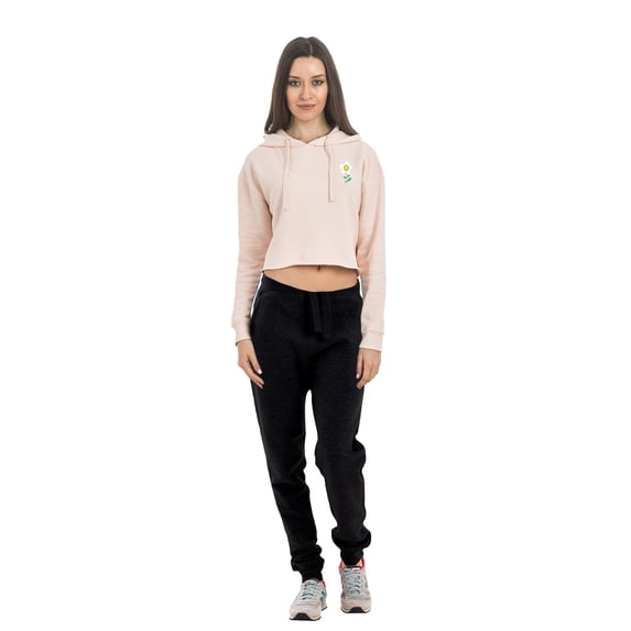 Crop Top Sweatsuits 2Pcs Sets for Women Tracksuit Cropped Hoodie and Sweatpant Tracksuit Sets Track Suit Super Soft High Quality Women's Sweatsuits - Daisy Design on Top
