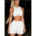 thumbnail image 1 of Crop Tops + Drawstring Sweatpants, 1 of 10