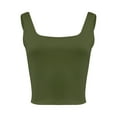 thumbnail image 1 of Crop Tops for Women Basic Workout Tank Tops Woman Sleeveless Shirt Going Out Top, 1 of 5