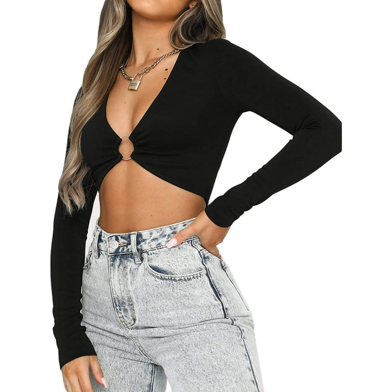 https://i5.walmartimages.com/seo/Crop-Tops-for-Women-Plunging-Neckline-Crop-Top-with-Golden-Ring-Centrepiece_f52255eb-c102-4207-aad4-523e3defb6a3.cc32c06bad601011093657081cb28d80.jpeg?odnHeight=768&odnWidth=768&odnBg=FFFFFF