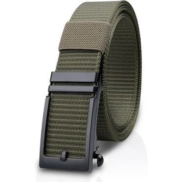 Cropable Casual Ratchet Nylon Belts for Men,Women with Automatic Buckle