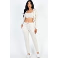thumbnail image 1 of Cropped Cami with Zip-up Jacket and Joggers Set, 1 of 11