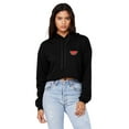 thumbnail image 1 of Cropped Hoodie Watermelon Crop Top Hoodie Black Cropped Top Crop Sweatshirt Tops for Women Hooded Sweatshirt Womens Crop Tops Cropped Fleece Watermelon Hoodie, 1 of 1