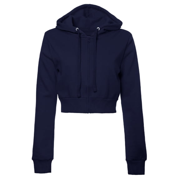 Cropped Hoodie Women Zip Up Long Sleeve Sweatshirts Casual Fashion Hooded Workout Jacket Crop Top,top 20 christmas gifts for women
