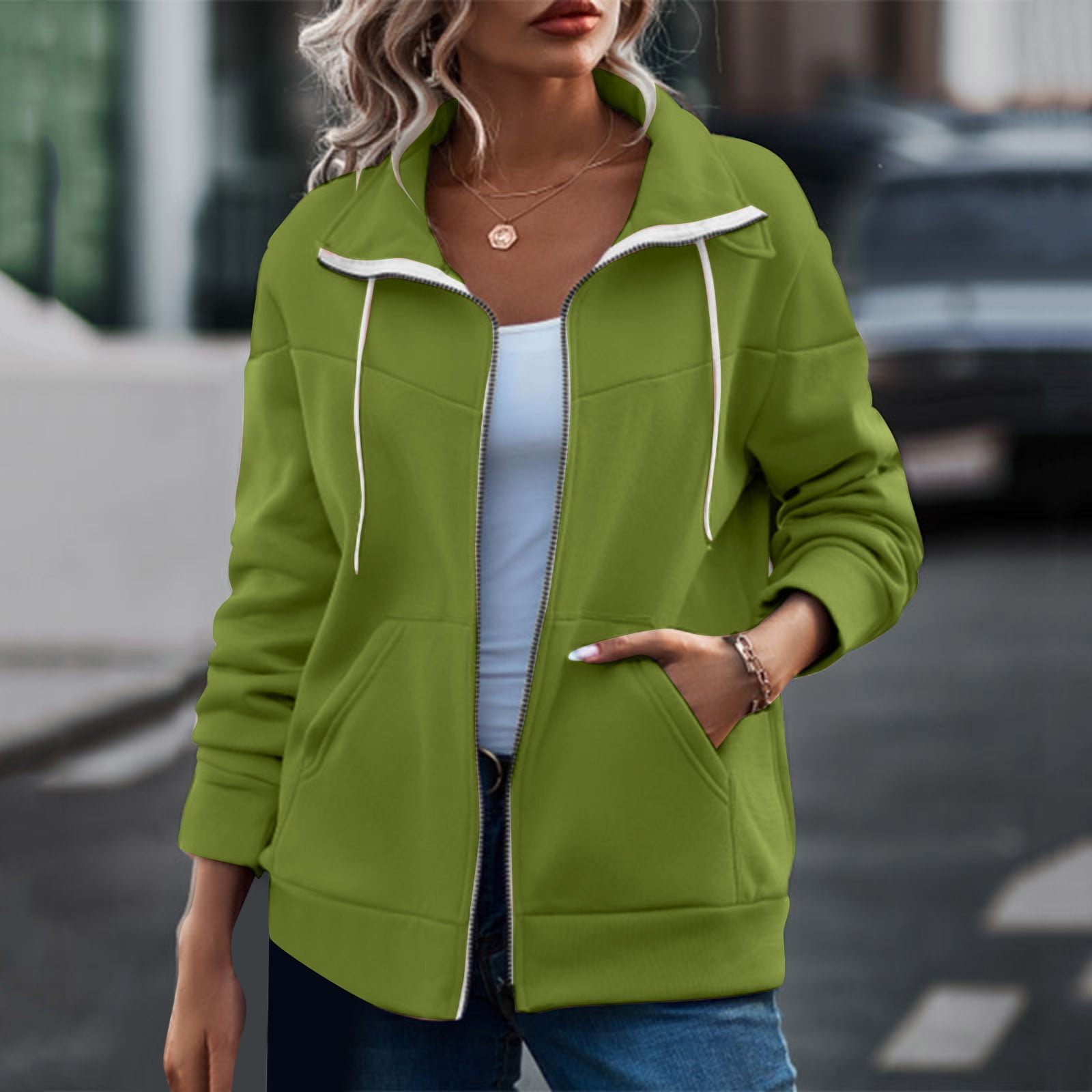 Cropped Jacket Corduroy Jacket Jackets To Wear Over Dresses Cute Tops for Women Trendy Light Summer Jacket Women Jackets Walmart