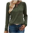 thumbnail image 1 of Cropped Sweaters for Women, Women's Pullover Shirts Long Sleeve Tops for Womens Loose Fit Casual Long Sleeve Tops Knitted Pullover Sweater Lightweight Sweaters Fitness Sportswear, 1 of 7