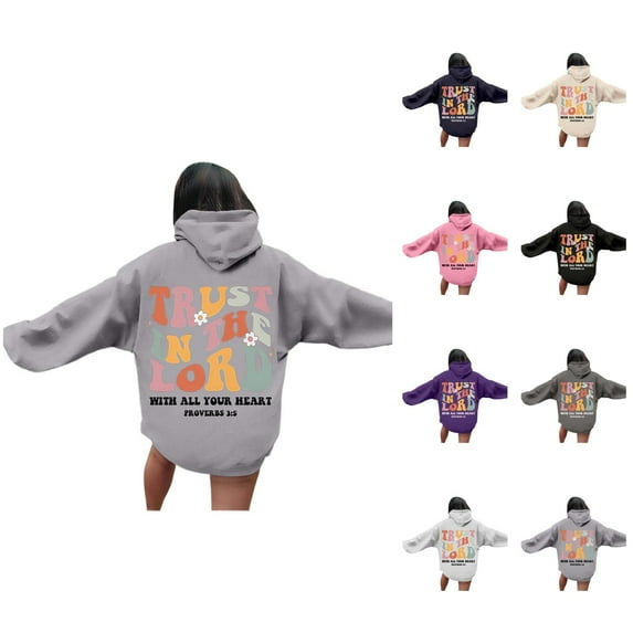 Cropped Zip Up Hoodie Women Lightweight Womens Hoodie Oversized Sweatshirt Casual Unisex Letter Print Hooded Zip Up Sweatshirt | Streetwear Loose Fit Pullover Hoodie