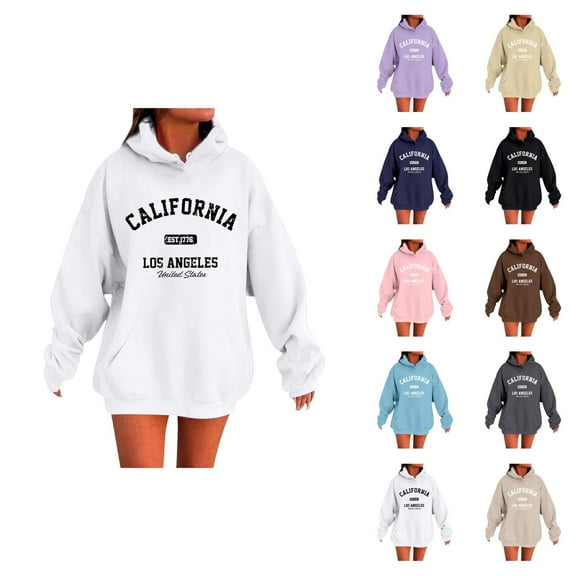 Cropped Zip Up Hoodie Women Oversized Womens Sweatshirt Casual Daily Style Women's With Letter Print Fashion Pullover Comfortable Soft Lined Hooded Jacket For Fall Winter