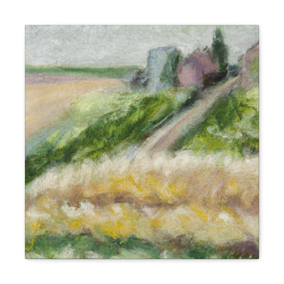 Crops in Autumn Glow - Canvas