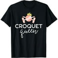 thumbnail image 1 of Croquet Queen Gift Croquet Shirts For Women Club Coach T-Shirt, 1 of 3