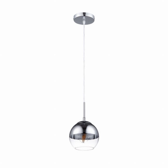 Bromi Design B6708 Crosby 6" Wide Mini Pendant - Chrome
