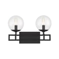 thumbnail image 1 of Crosby 2-Light Bathroom Vanity Light in Matte Black, 1 of 5