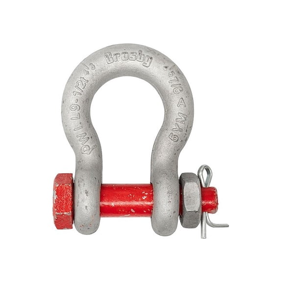 Crosby Anchor Shackle,14,000 lb,Alloy Steel 1021047