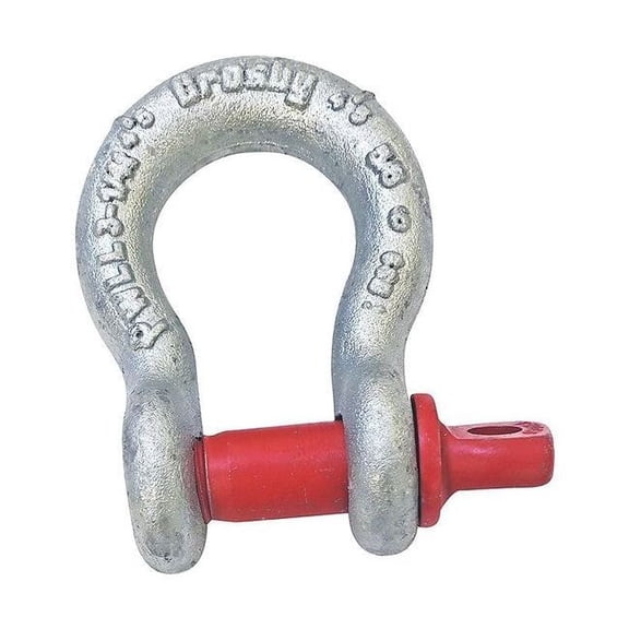 Crosby Anchor Shackle,Carbon Steel,9500 lb. 1018491
