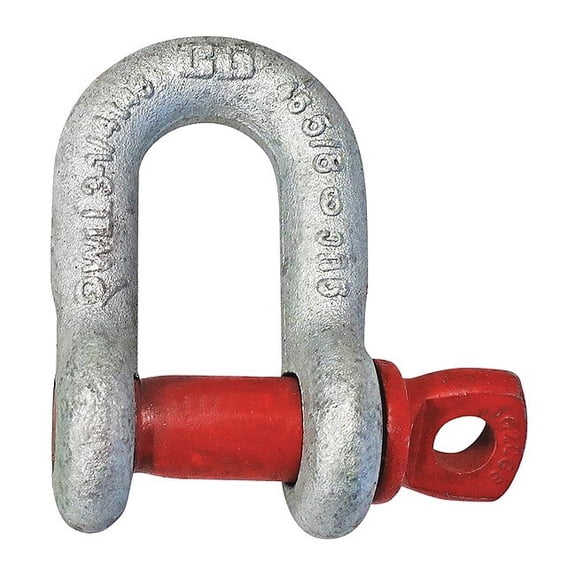 Crosby Shackle,5/8" Body Sz,Galvanized 1019258