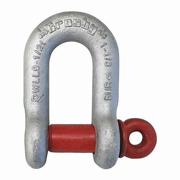 Crosby Shackle,3/4" Body Sz,Galvanized 1019276