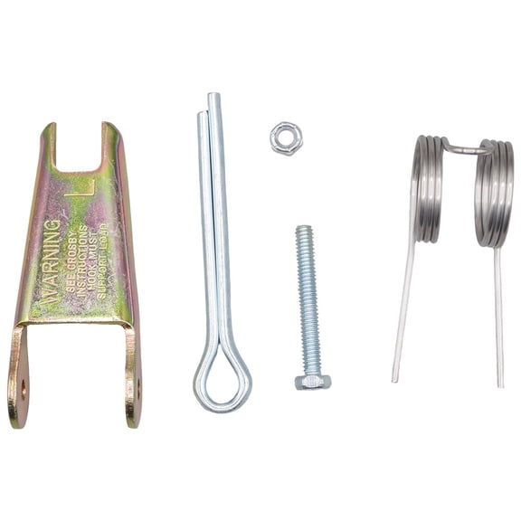 Crosby Hook Latch Kit for 1015 Ton Capacity Hooks S-4320 Replacement, Stock #1096657, Fits with 319N, 320N, 322N, 339N, 1327, 1339 Hooks OSHA Compliant Stainless Steel Safety Kit