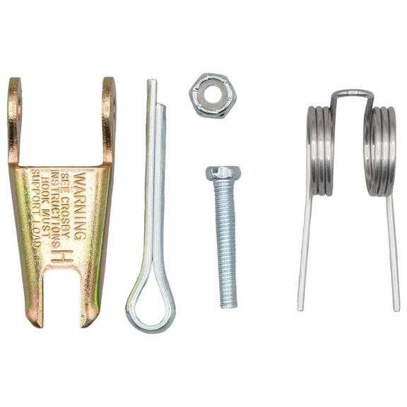 Crosby Hook Latch Kit for 2–3 Ton Capacity Hooks – S-4320 Replacement, Stock #1096468, Fits with 319N, 320N, 322N, 339N, 1327, 1339 Hooks – OSHA Compliant Stainless Steel Safety Kit