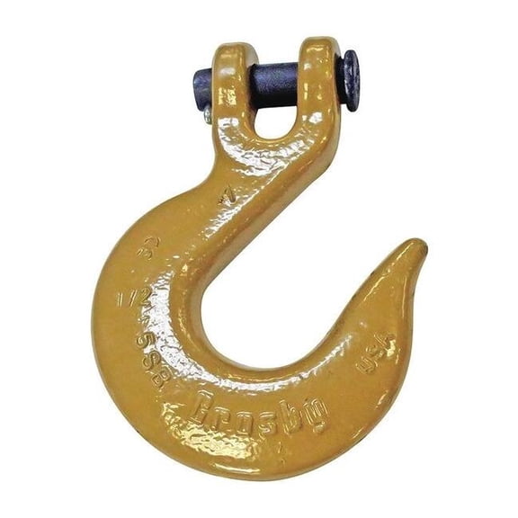 Crosby Clevis Hook,9000 lb.,Gr 70,Alloy Steel 1027604