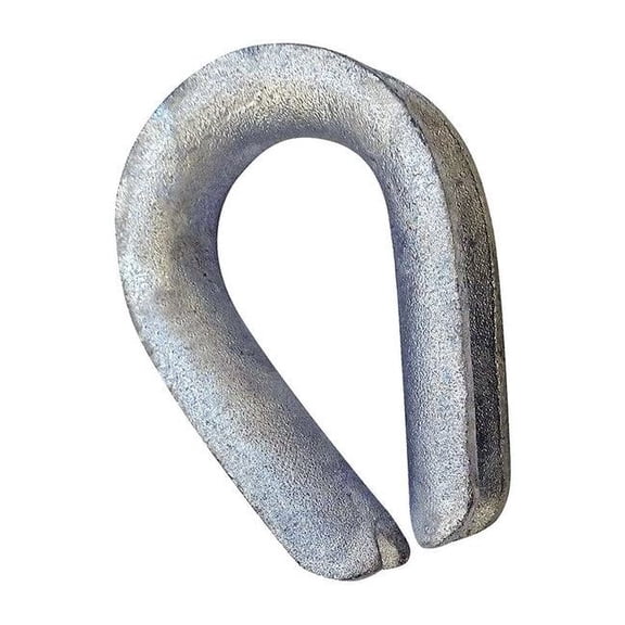 Crosby Wire Rope Thimble,5/8 in.,Steel 1037755